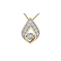 Pendentif or 2 tons 10k