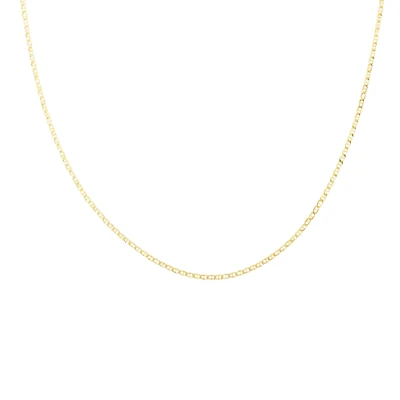 10k yellow gold chain - 14'' x1.3mm
