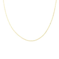 10k yellow gold chain - 14'' x1.3mm