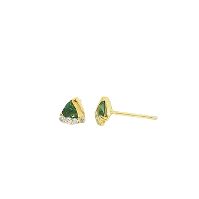 Boucles d'oreilles or jaune 10k