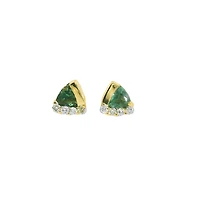 Boucles d'oreilles or jaune 10k