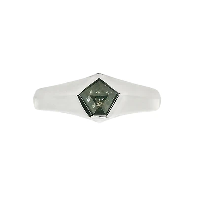 10k white gold ring