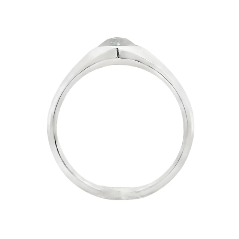 10k white gold ring