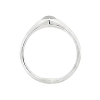 10k white gold ring
