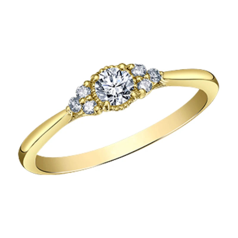Bague or jaune 10k