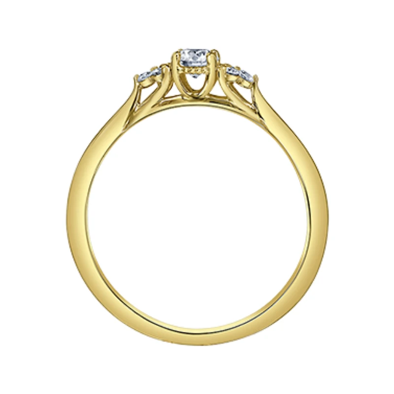 Bague or jaune 10k