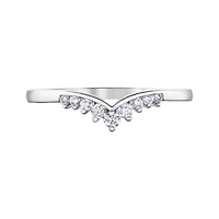 Bague or blanc 10k
