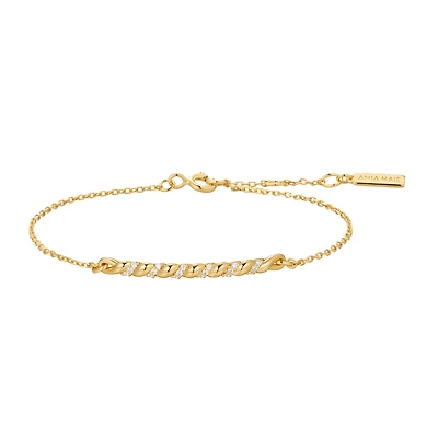 Bracelet barre torsadée