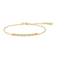 Bracelet barre torsadée