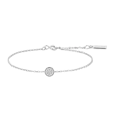 Pavé Disc Bracelet