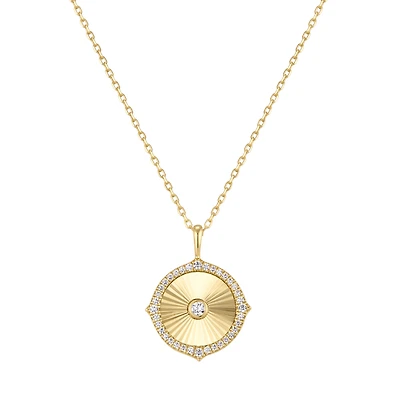 Pendentif disque soleil