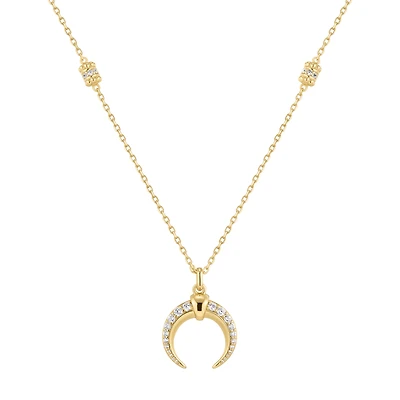 Pendentif corne réversible