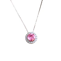 14K White Gold Pendant