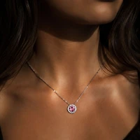 14K White Gold Pendant