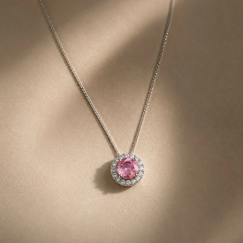 14K White Gold Pendant