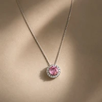 14K White Gold Pendant