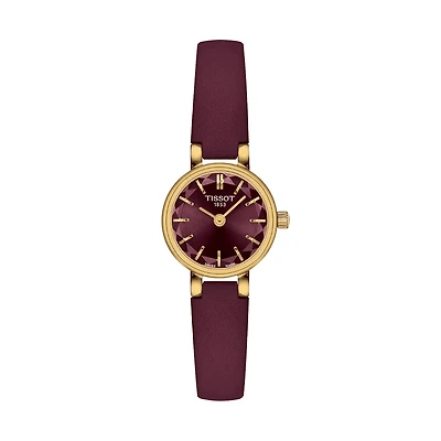 Montre Tissot Lovely Round bordeaux