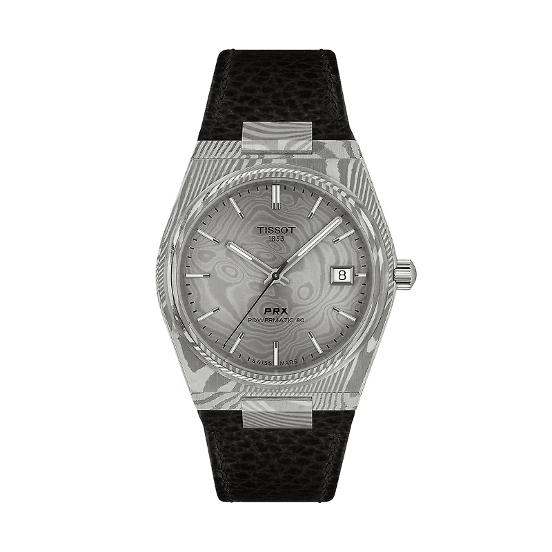 Tissot PRX Damascus Steel