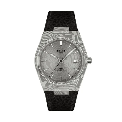 Tissot PRX Damascus Steel