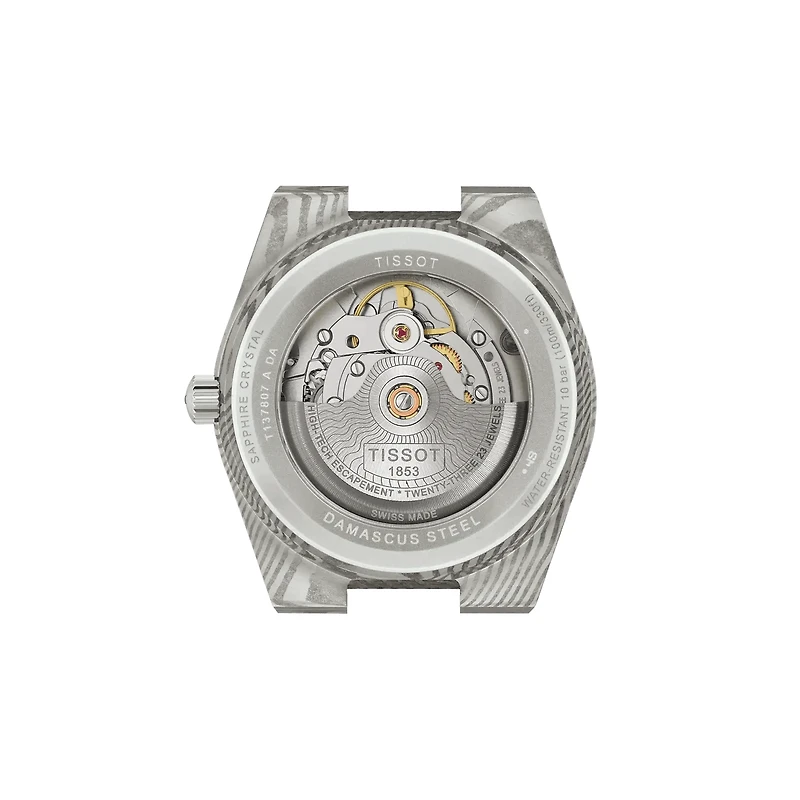 Tissot PRX Damascus Steel