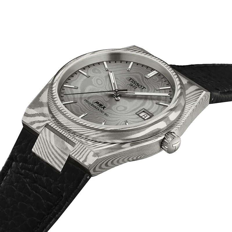 Tissot PRX Damascus Steel