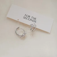 Starburst Earrings - Silver