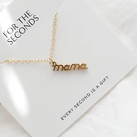 MAMA Necklace 14k Gold Fill 16-18"