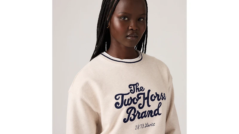 Graphic Heritage Sport Crewneck Sweatshirt