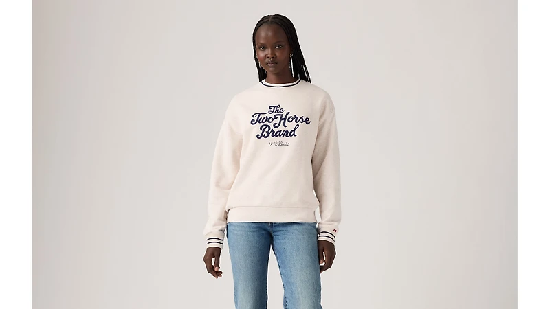 Graphic Heritage Sport Crewneck Sweatshirt