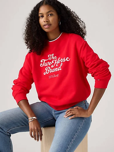 Graphic Heritage Sport Crewneck Sweatshirt
