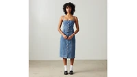 Denim Bustier Dress