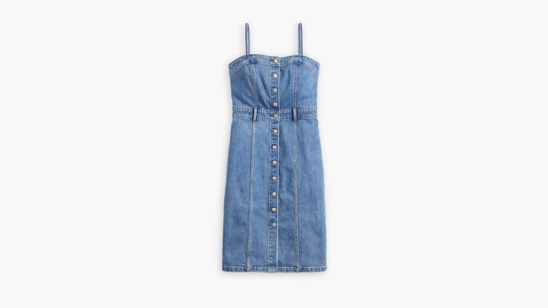 Denim Bustier Dress