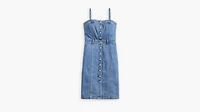 Denim Bustier Dress