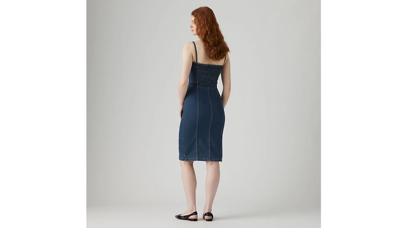 Denim Bustier Dress