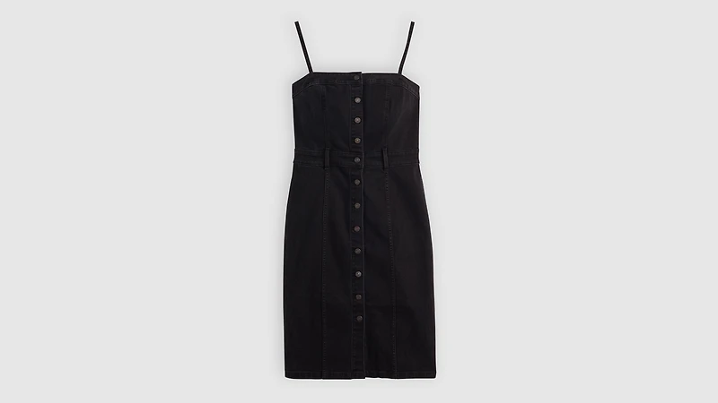 Denim Bustier Dress
