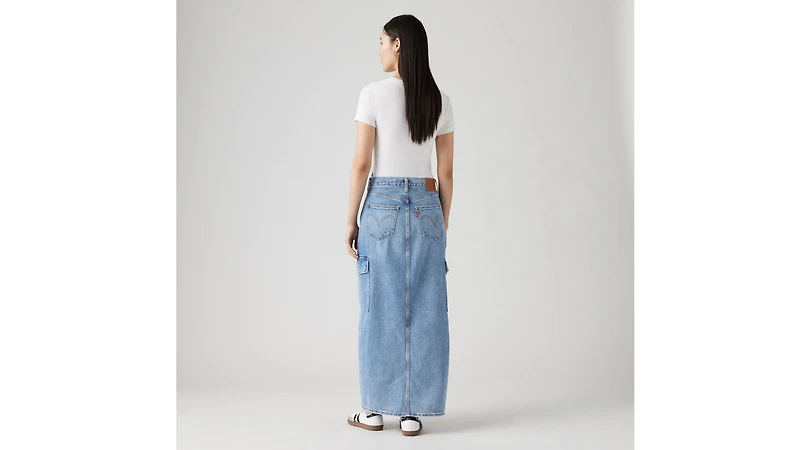 Ankle Column Cargo Skirt