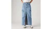 Ankle Column Cargo Skirt