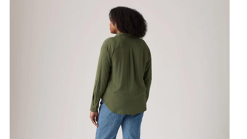 Darlene Utility Shirt (Plus Size