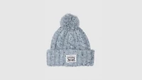 Backpatch Pom Pom Beanie
