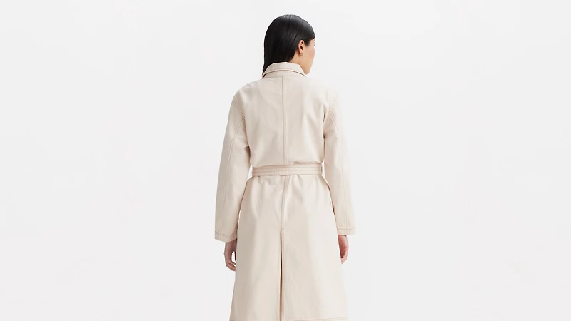 Japanese Denim Surplus Trench Coat