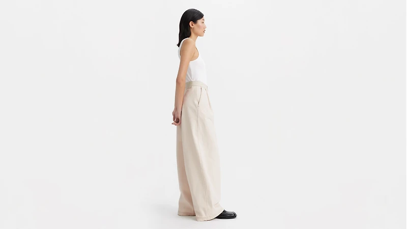 Japanese Denim Pleated Trousers