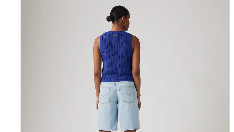 Sunrise Crochet Sweater Tank
