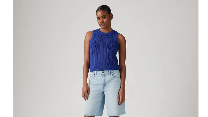 Sunrise Crochet Sweater Tank