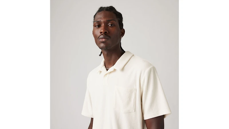 Terry Pocket Polo Shirt