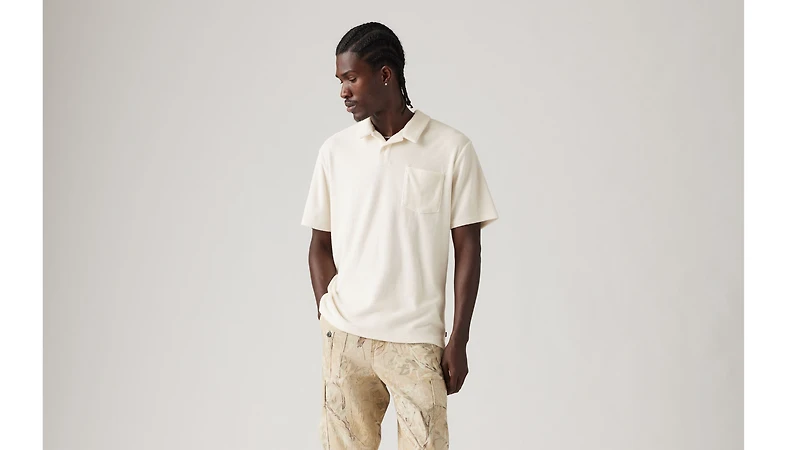 Terry Pocket Polo Shirt