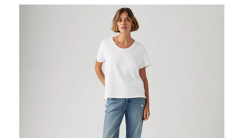 Bridget Cotton Linen Short Sleeve T-Shirt
