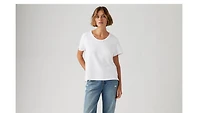 Bridget Cotton Linen Short Sleeve T-Shirt