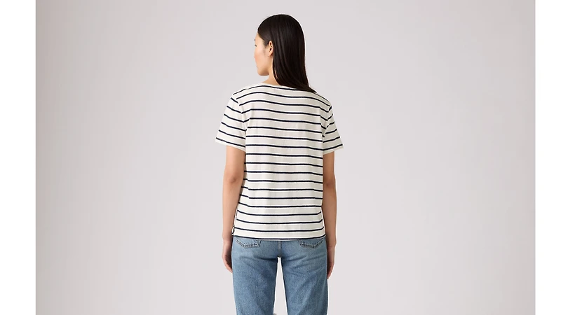 Bridget Cotton Linen Short Sleeve T-Shirt