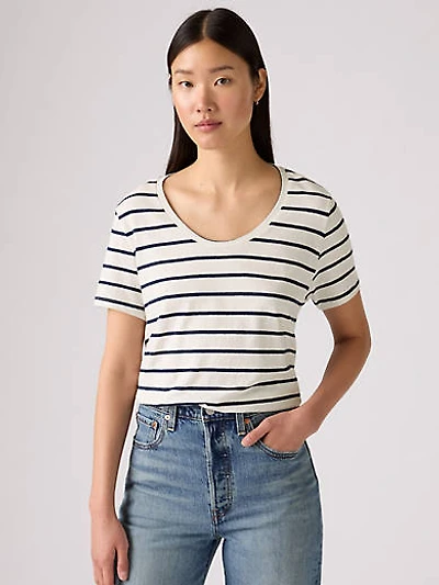 Bridget Cotton Linen Short Sleeve T-Shirt