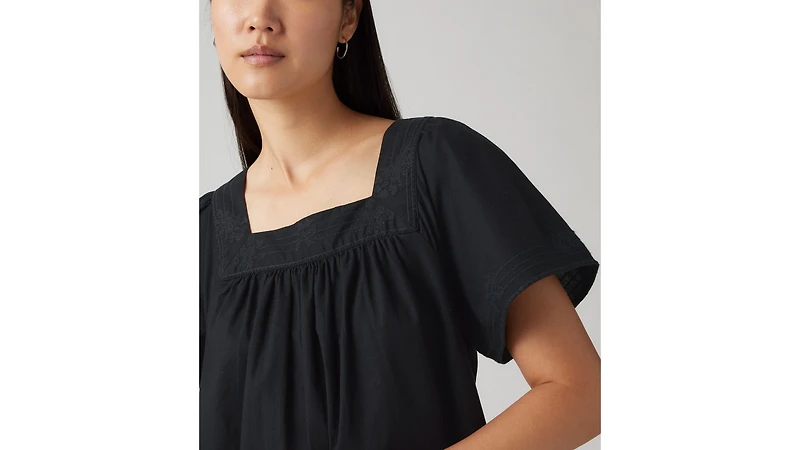 Ambre Cotton Linen Babydoll Dress